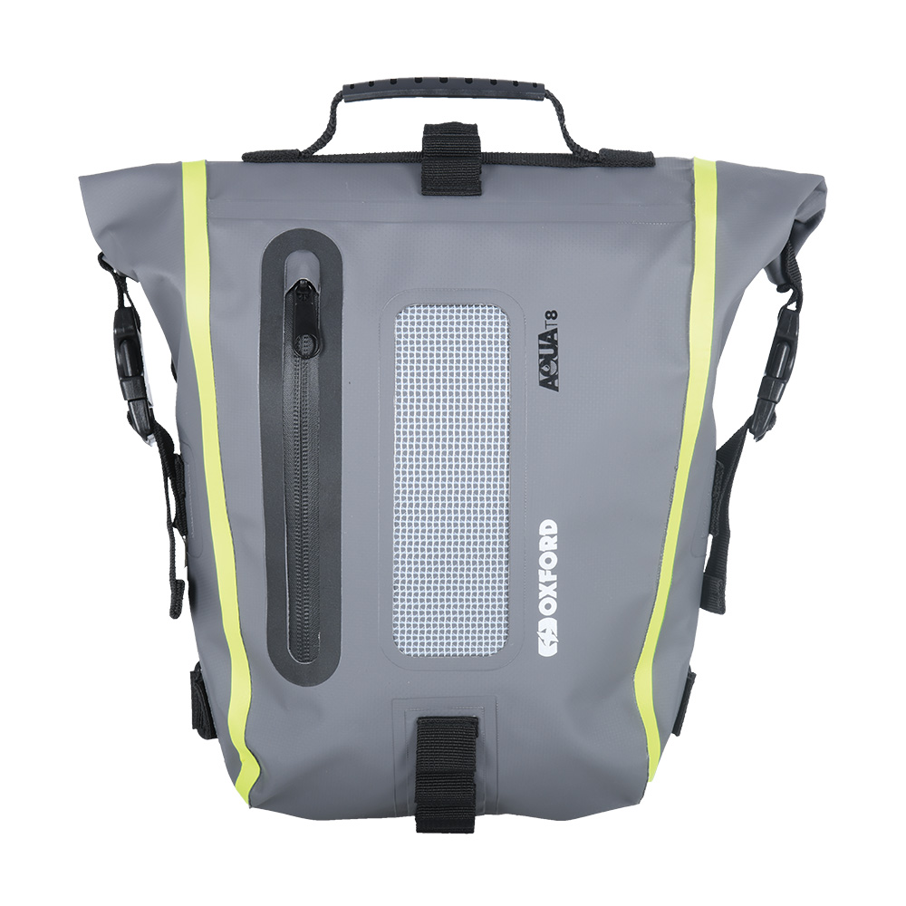 Oxford OXFORD AQUA T8 TAIL BAG BLACK/GREY/FLUO